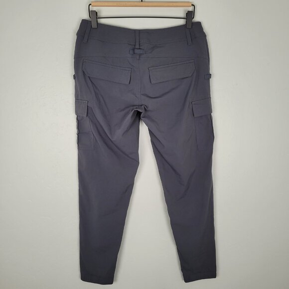 Prana Sage Jogger Ripstop Cargo Pants Stretch Gray Size 2 NWT - Picture 3 of 14